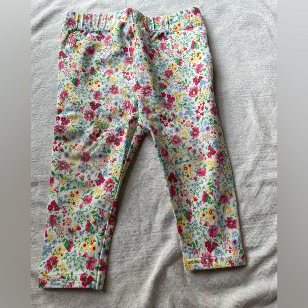 Ralph Lauren 9 month floral leggings